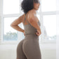 Sculpt Seamless Scrunch Shorts - Taupe