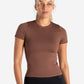 Sculpt Seamless T-Shirt - Cocoa Brown