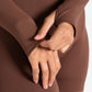 Sculpt Seamless Zip Jacket - Cocoa Brown